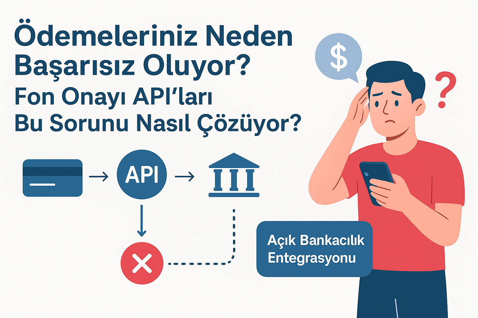 Ödemeleriniz Neden Başarısız Oluyor? Fon Onayı API’ları bunu nasıl çözer?