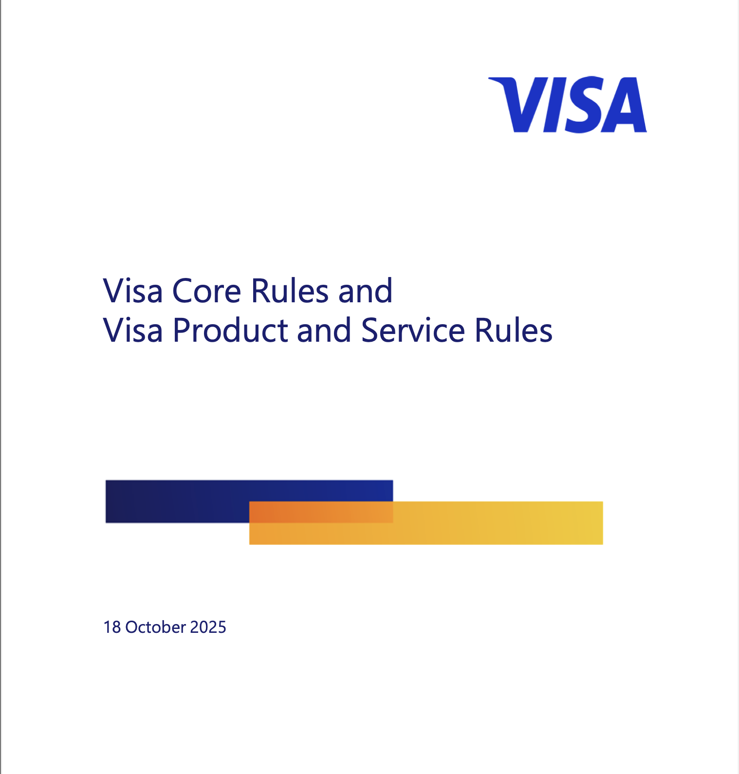 Visa Core Rules ve Visa Product and Service Rules dokümanları nedir? Nasıl ulaşabilirim?