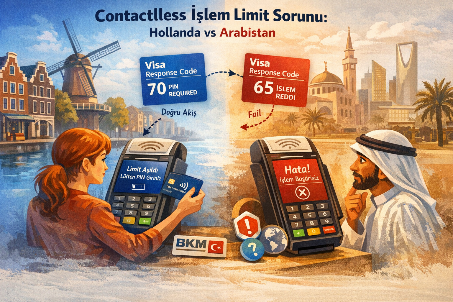 Visa Yurtdışı Contactless İşlemlerde yaşanan sorun üzerine...
